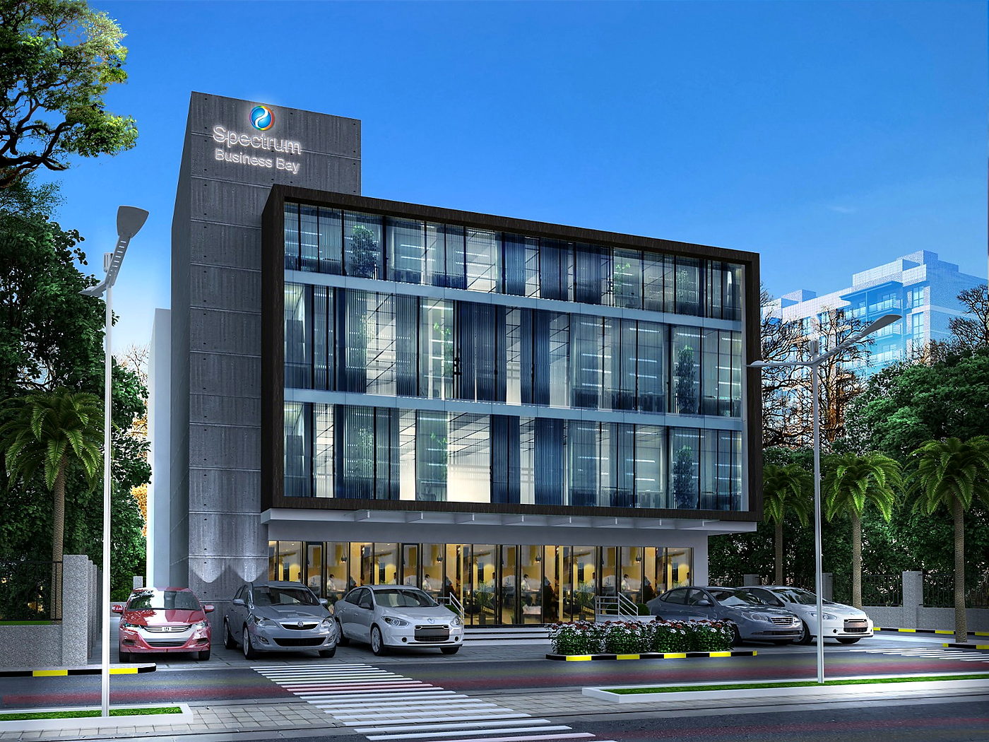 Business Bay building render