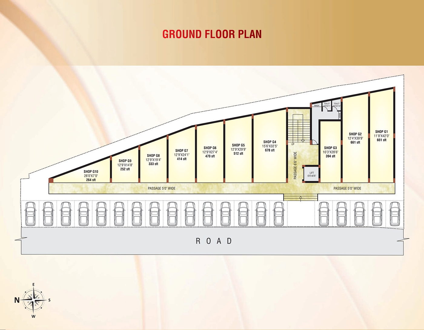 Commercial Bay ground floor plan
