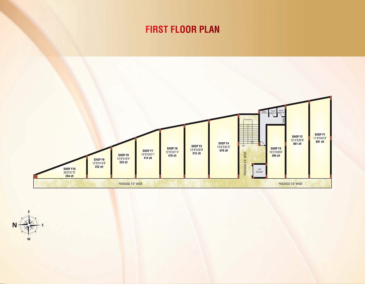 Commercial Bay first floor plan