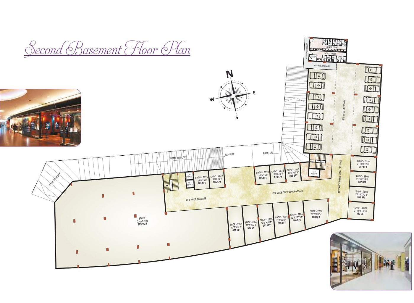 The Coorg Centre second basement floor plan