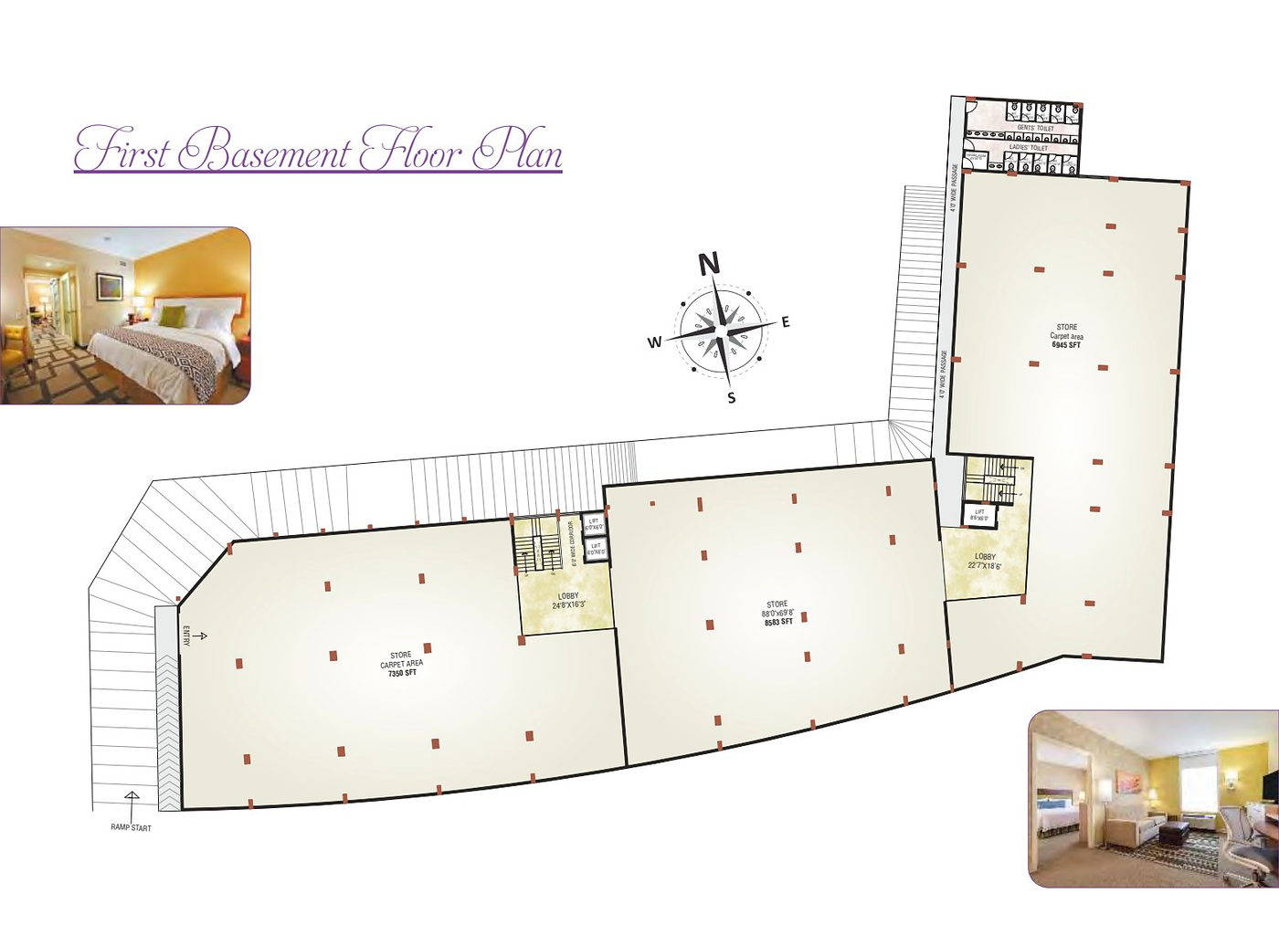 The Coorg Centre first basement floor plan