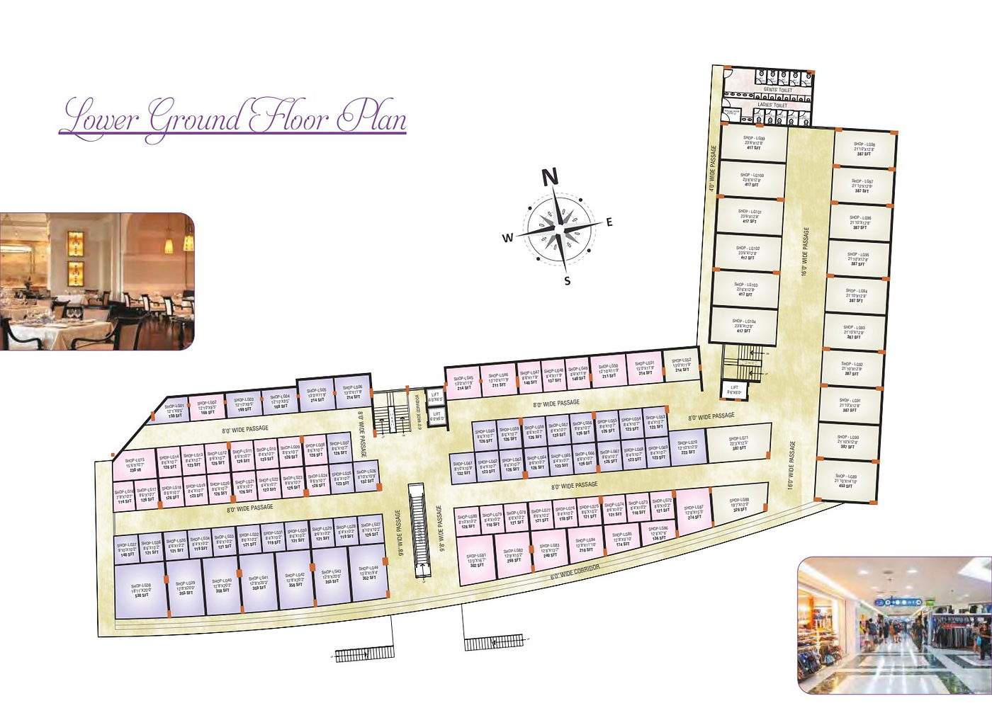 The Coorg Centre lower ground floor plan
