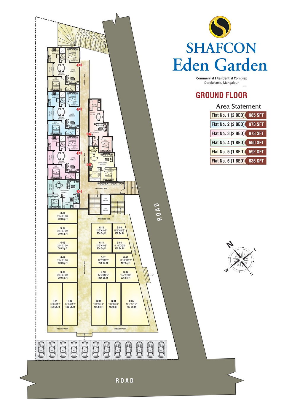Shafcon Eden Garden 1 ground floor plan