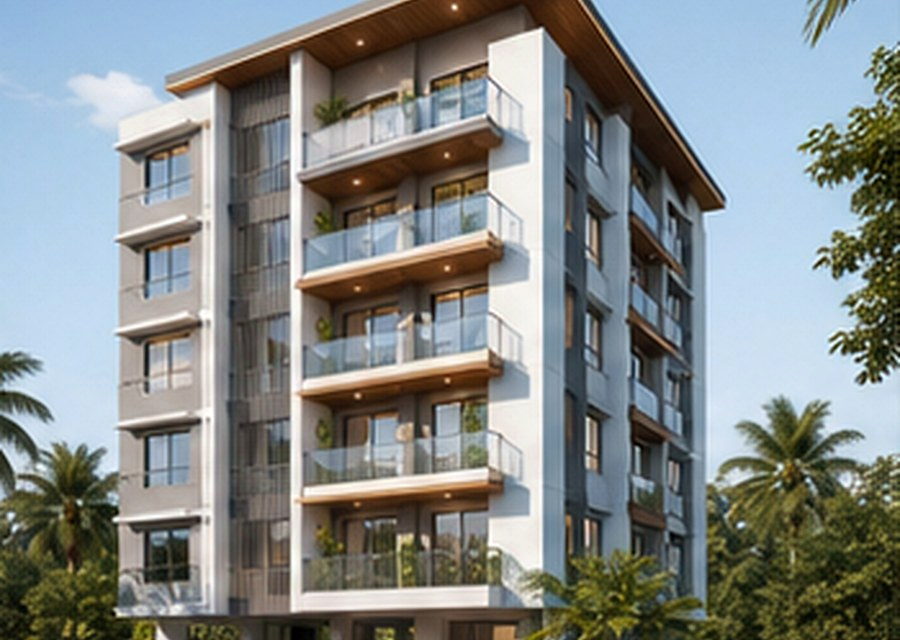 Shafcon Eden Garden 2 Studio Apartments render