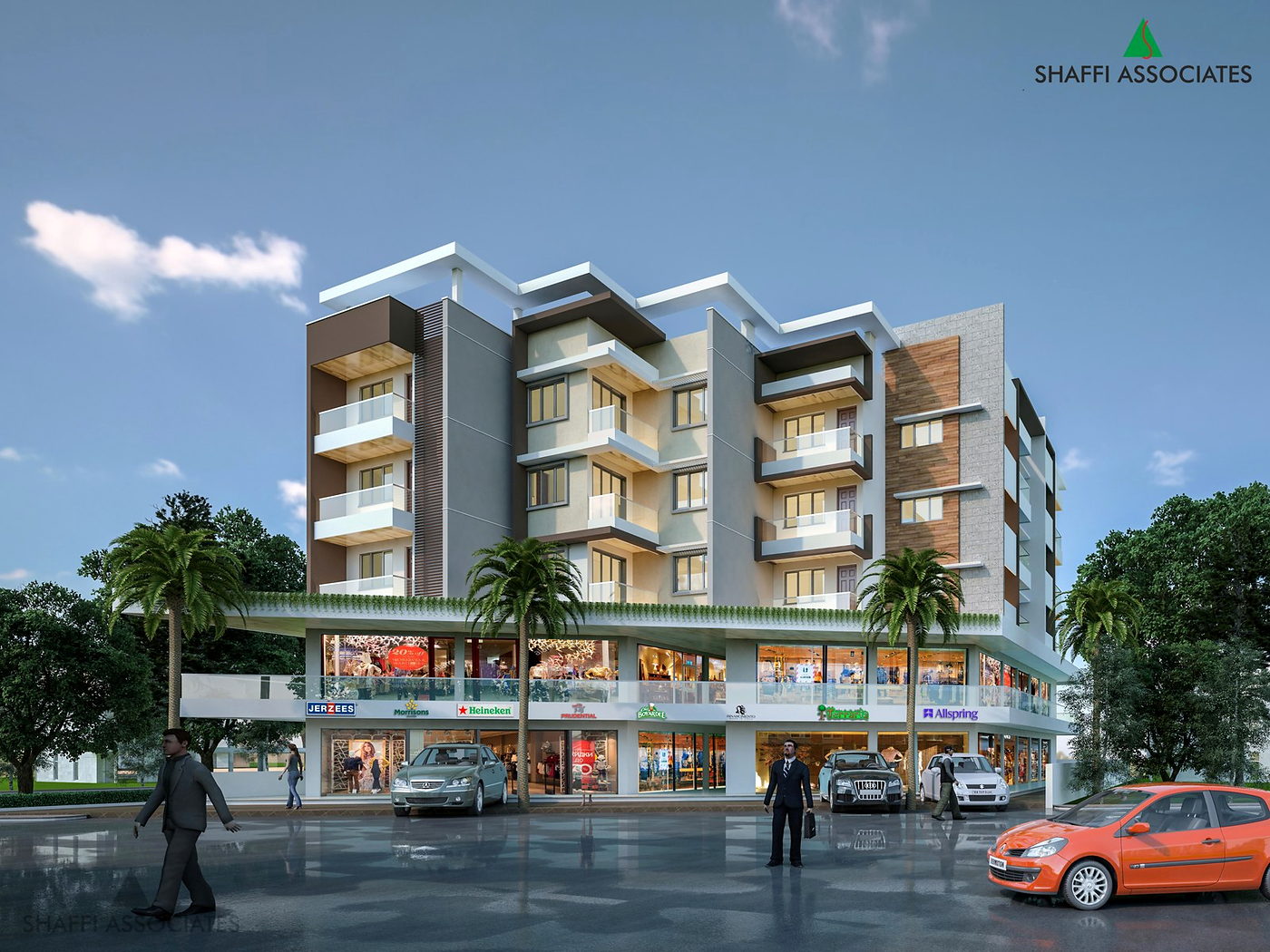 Shafcon FAH Arcade building render