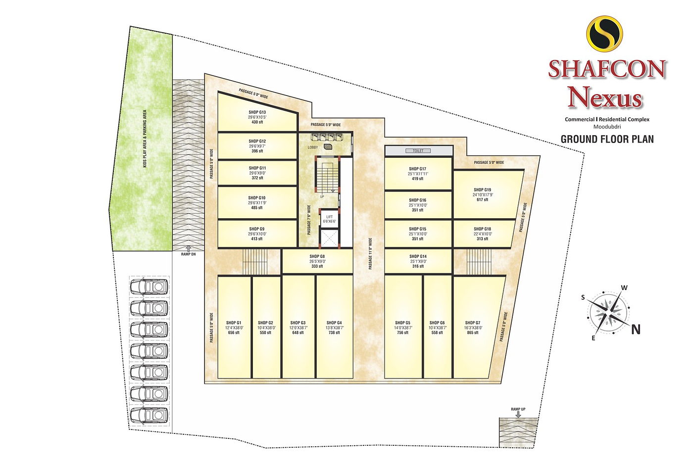 Shafcon Nexus ground floor plan