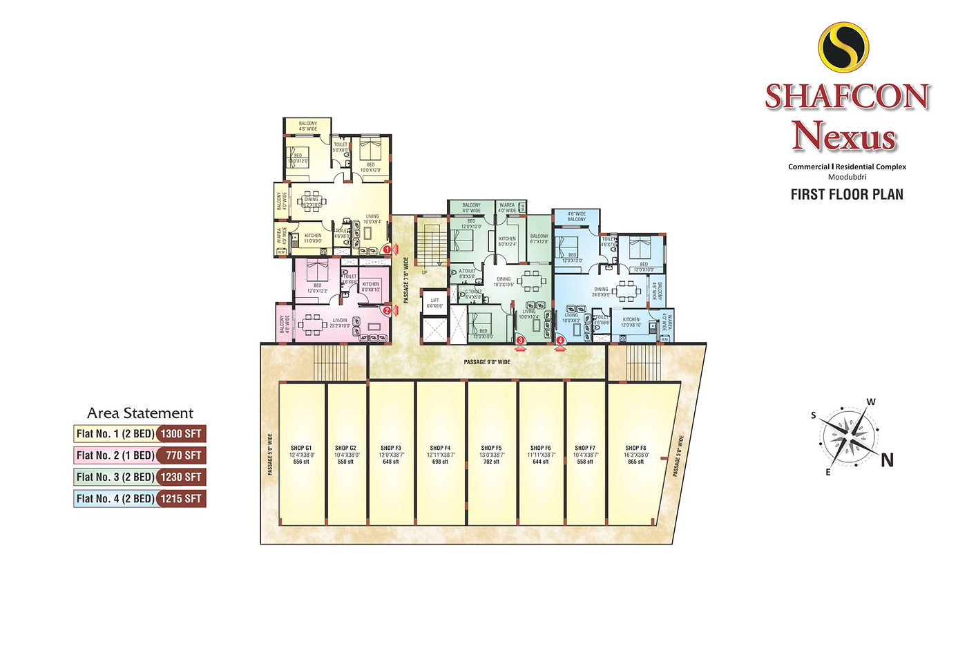 Shafcon Nexus first floor plan