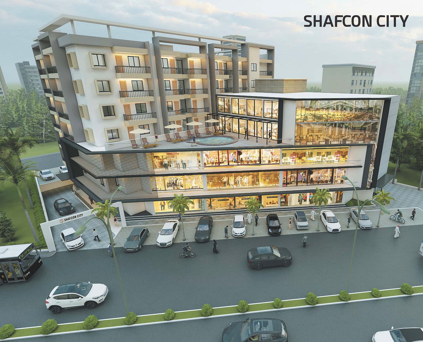 Shafcon City building render