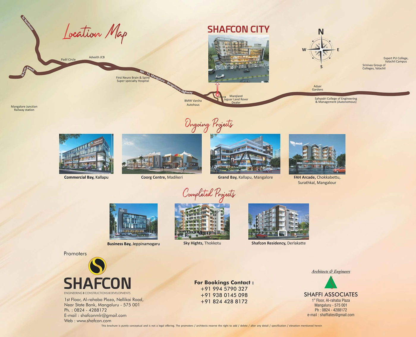 Shafcon City location and contact sheet