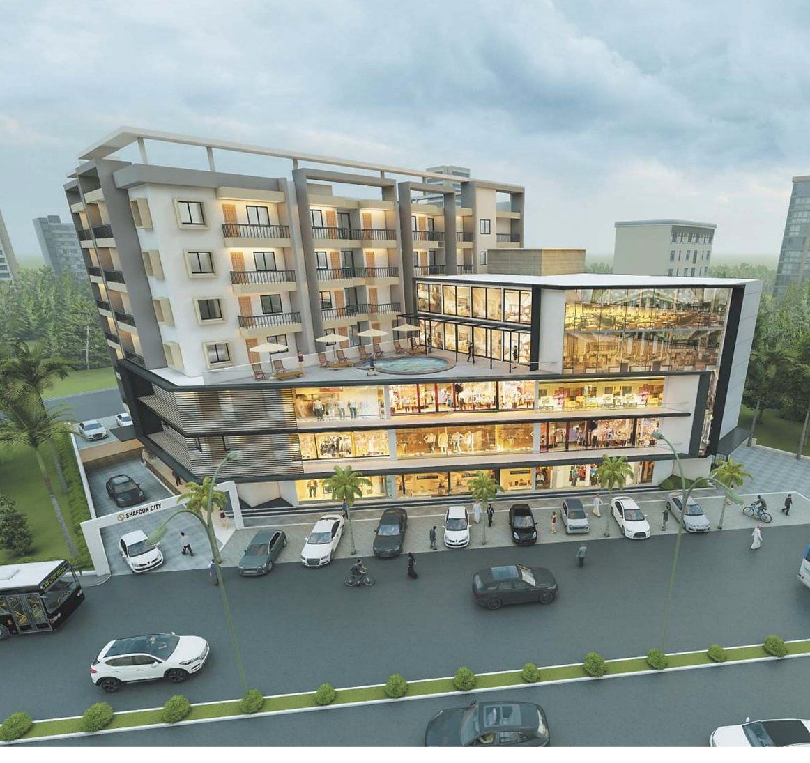 Shafcon City commercial, residential, and hotel complex